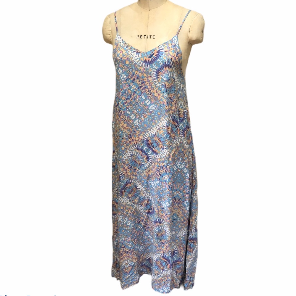 SomeDays Lovin S blue printed maxi dress